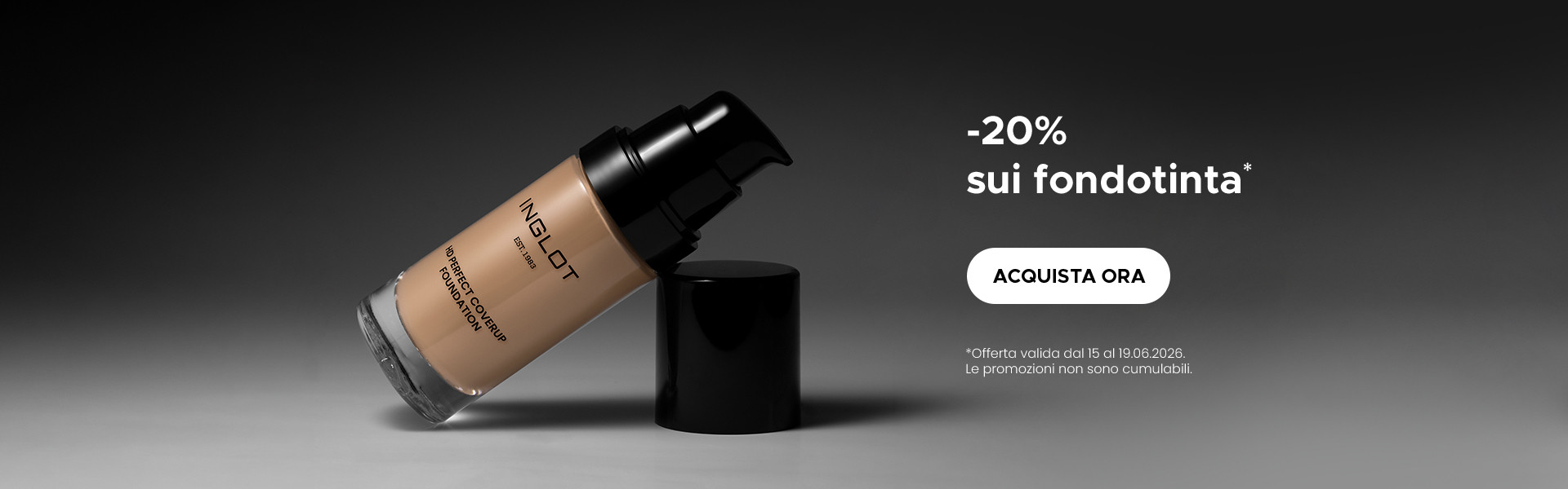 20% OFF foundations